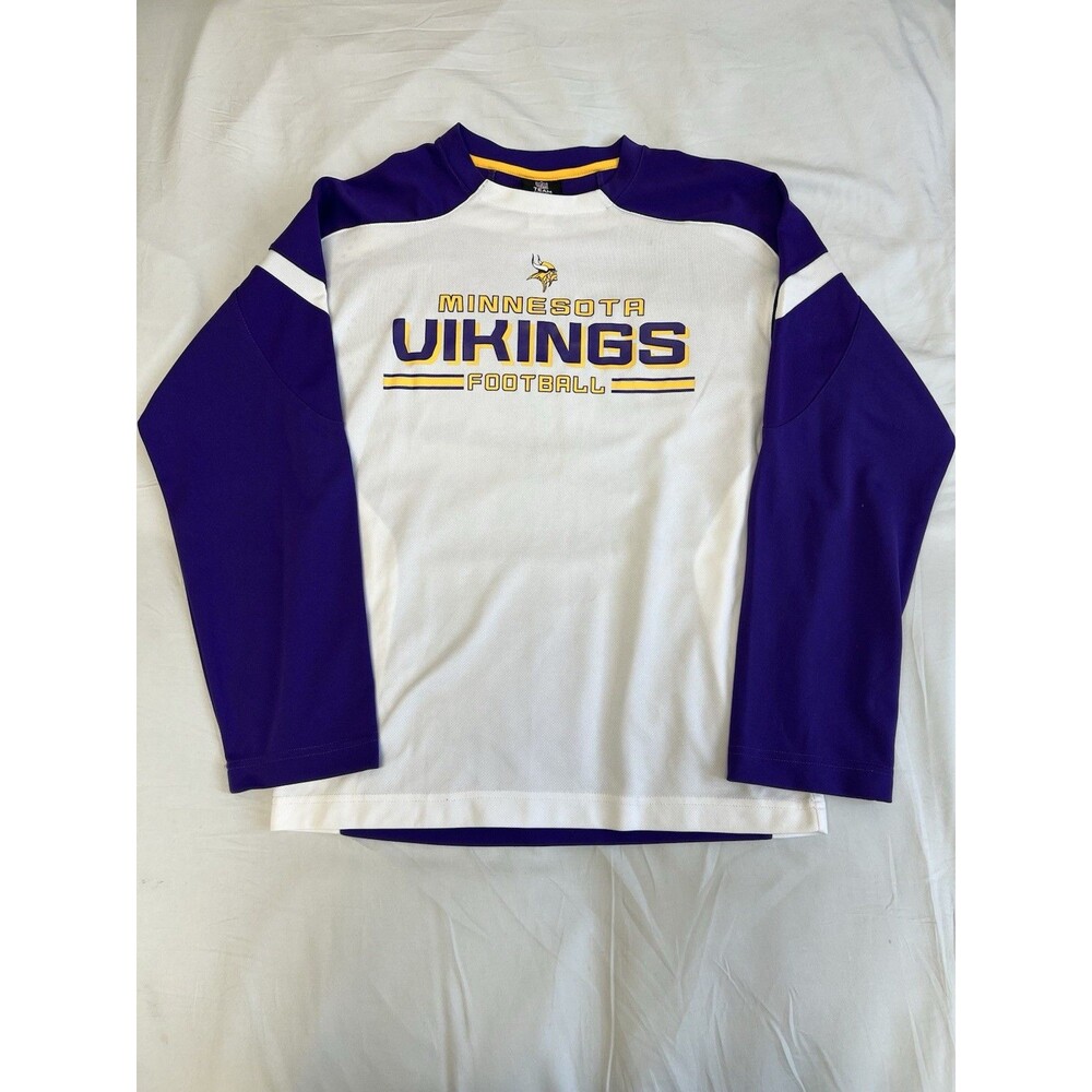 Minnesota Vikings NFL Team Apparel Long Sleeve Shirt Youth Large